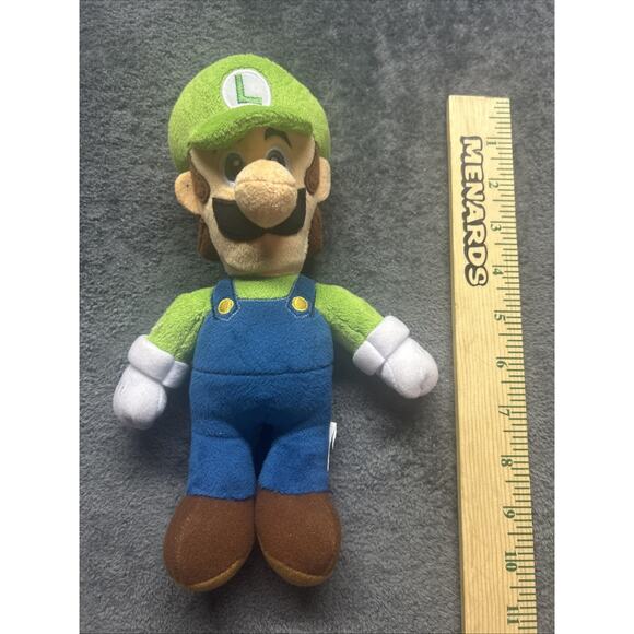 Super Mario Plush 10" Luigi - Picture 2 of 4